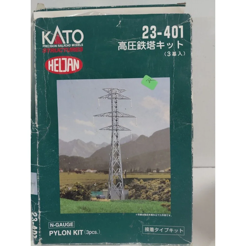 NOB Kato 23-401 Trains N Gauge Model Railroad Scenery Electric Grid Pylon Kit